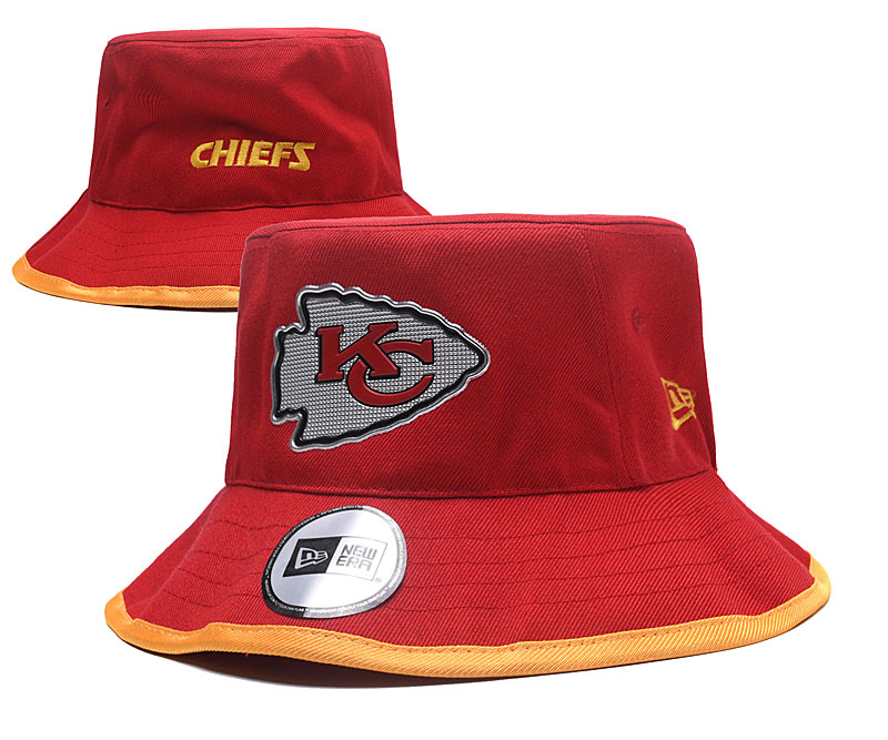 NFL Kansas City Chiefs Stitched Bucket Fisherman Hats 036